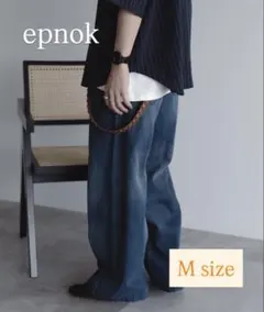 epnok アブストラクトワイドデニムパンツ 美品のサムネイル