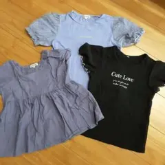 シューラルー　半袖　Tシャツ　3枚　セット　140　キッズ　女の子　トップス