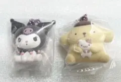 サンリオ　ふわわフロッキーマスコット　クロミ　ポムポムプリン