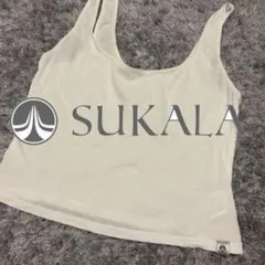 【sukala】ecoレイヤード　タンクトップ　M