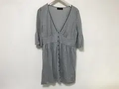 美品本物アンタイトルUNTITLEDワンピースドレスTシャツグレーレディース