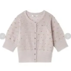 SNIDEL スナイデル フラワーライクシアーカーディガン