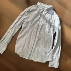 GU ボタンダウンシャツ ライトブルー