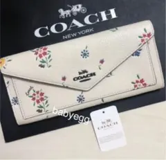 限定価格★花柄 長財布　コーチ　花柄　coach