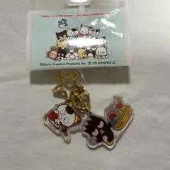【新品】 サンリオ　はぴだんぶい　バッドばつ丸 コラボキーチャーム