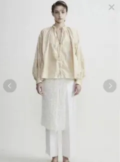 新品　CURRENTAGE spray dyeing モックシャツ