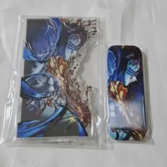 鬼滅の刃 WEB SHOPくじ 無限列車編 猗窩座 アクスタ 缶バッジ セット3