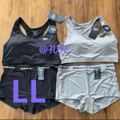 Reebok リーボック スポーツブラ＆ショーツ LLサイズ 2セット 新品