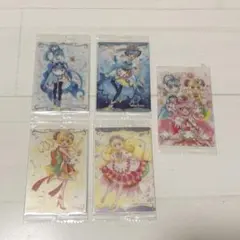 デリシャスパーティ♡プリキュア ウエハース 5点セット