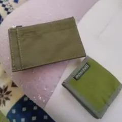 mont-bell オリーブグリーン コインケースワークマン財布　セット品