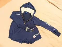 Champion セットアップフルジップパーカー ネイビー Lのサムネイル