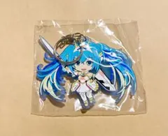 レーシングミク 2015 ラバーキーチェーン　VOCALOID 初音ミク