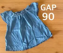 GAP トップス 半袖 デニム風 90