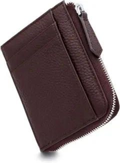 【即購入OK】ダークブラウン 小銭入れ カードケース 多機能 便利 財布