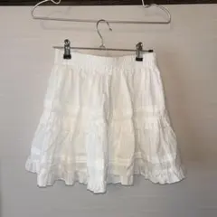 韓国ティアードAラインミニスカート