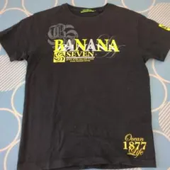 BANANA SEVEN Tシャツ 黒 ブラック ロゴ Y2K　00s お兄系