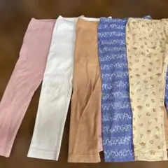 ユニクロパンツ　　５点セット　１００サイズ