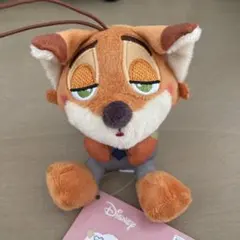 ディズニーキャラクター　むにゃすやマスコットvol.7 ズートピア　ニック