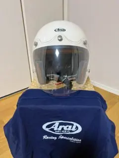 Arai ジェットヘルメット ホワイト/ピンク グラフィック SNELL - メルカリ