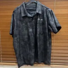 25SS LAST NEST ブラックレザーシャツ XL - メルカリ