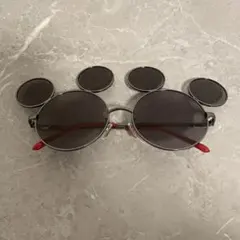 美品 ディズニー リゾート ミッキー サングラス 先セルレッド 1回使用