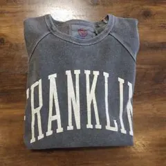 FRANKLIN　MARSHALLメンズ ダメージ トレーナー　Lサイズのサムネイル