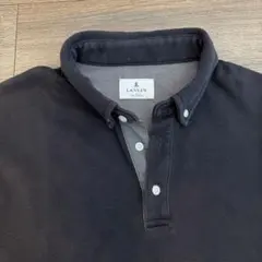 LANVIN en Bleu メンズ 半袖ポロシャツ ネイビー ボタンダウンのサムネイル
