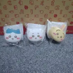 【新品未開封】ちいかわ　おかおミニシリコンポーチ　3種セット