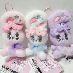 エスターバニー スノーリボンマスコット　3点セット