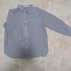 ストライプ柄 Mサイズ 長袖シャツ