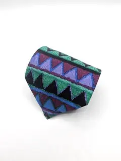 良品✨ MISSONI ネクタイ シルク グリーン 1365