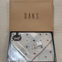 DAKS バスタオル C5030 ベージュ系 ドット模様 ハート 新品未使用のサムネイル