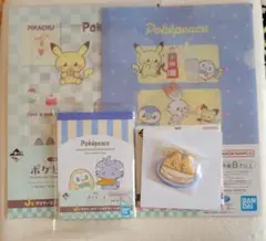 一番くじ　 ポケピース　 ポケモン　 PEACEなダイナーへようこそ　セット
