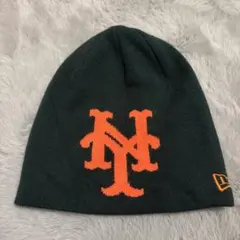 COOPERSTOWN ニット帽 ダークグリーン NYロゴ