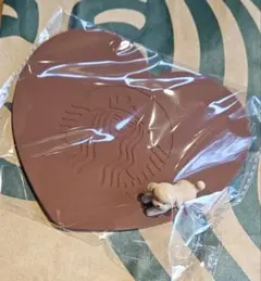 Starbucks スタバ バレンタイン ハートシリコンコースター トイプー