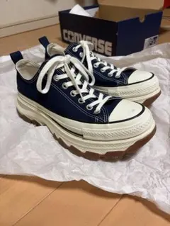 CONVERSE ALL STAR ネイビー厚底スニーカーのサムネイル