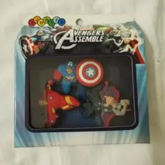 Jibbitz 3個セット　Avengers Assemble