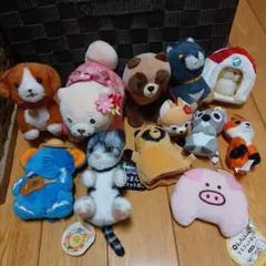 送料無料☆動物 キャラクター　ぬいぐるみ いろいろまとめて 大量 セット 1