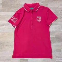 ★立春セール★23区GOLF ポロシャツ 鮮やかピンク レディース Mサイズ