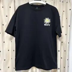 SHEIN フラワーグラフィック Tシャツ ブラック M