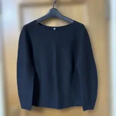 UNIQLO 黒 長袖ニット M