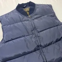 80s 90s 에디 바우어 다운 베스트 블랙 태그 야외