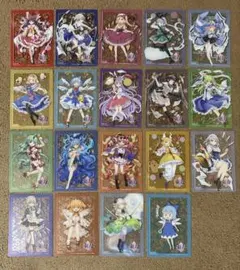 東方プロジェクト　クリアカード　19枚セットまとめ売り