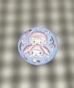 限定値下げ★マイメロ 刺繍缶バッジ
