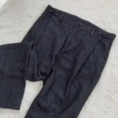 【美品・サイズ48】GTA　スラックス　コットンウール　フランネル生地　濃紺