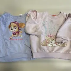 パウパトロール　スカイSkye トレーナー とロンT 90cm