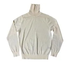 uniqlo ニット　ウールニット　ベージュ　M