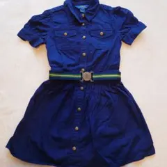 Polo Ralph Lauren ネイビー 半袖ワンピース 6