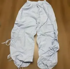 ライトブルー カーゴパンツ　Freeサイズ