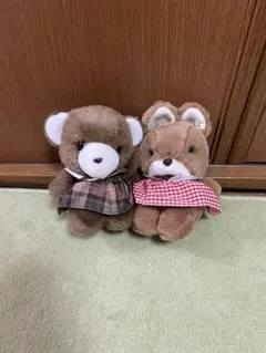 Bahlsen バールセン　ビンテージ　 テディベア ぬいぐるみ 2体セット Bahlsen バールセン ビンテージ テディベア ぬいぐるみ 2体セット